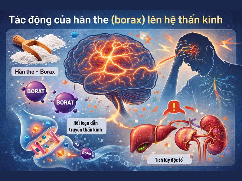 Hàn the và tác hại đối với hệ thần kinh