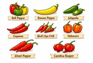 8-loai-ot-pho-bien-va-cay-nhat