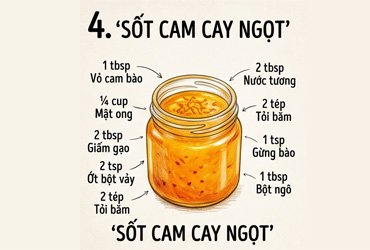 HÌnh minh họa cho bài viết Sốt Cam Cay Ngọt