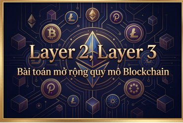 Hình minh họa cho bài viết Layer 2, Layer 3 và mở rộng qui mô Blockchain
