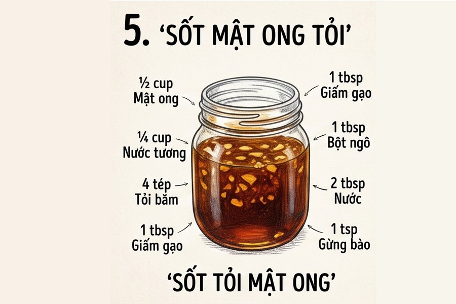 HÌnh sốt Mật Ong Tỏi