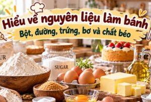 Hình minh họa bài viết Hiểu về nguyên liệu làm bánh