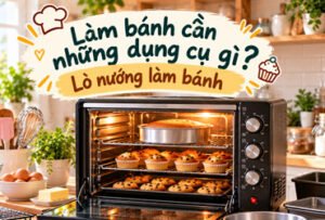 Hình minh họa bài viết lò nướng làm bánh