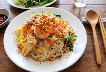 Bún Gạo Xào Tôm Thịt
