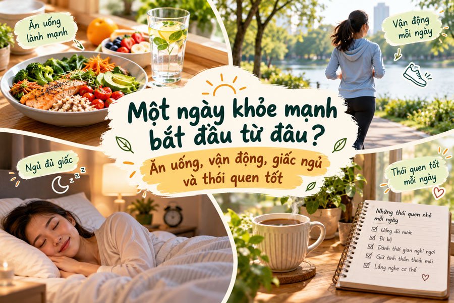 Một ngày khỏe mạnh bắt đầu từ đâu